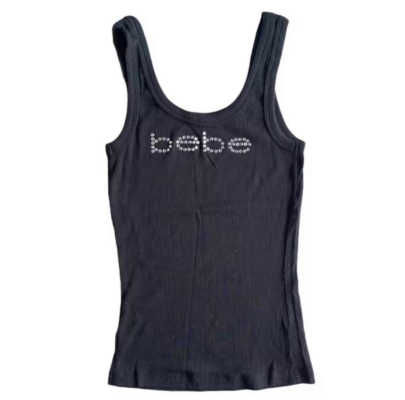RHINESTONE VEST TOP