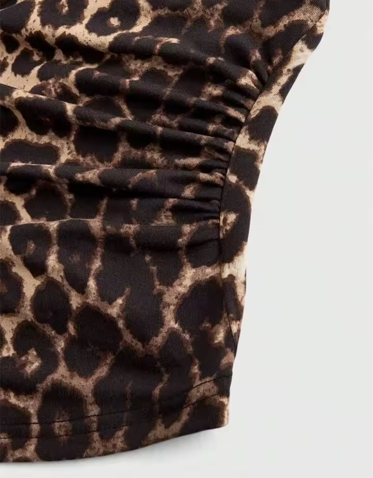 HALTER CHEETAH TOP