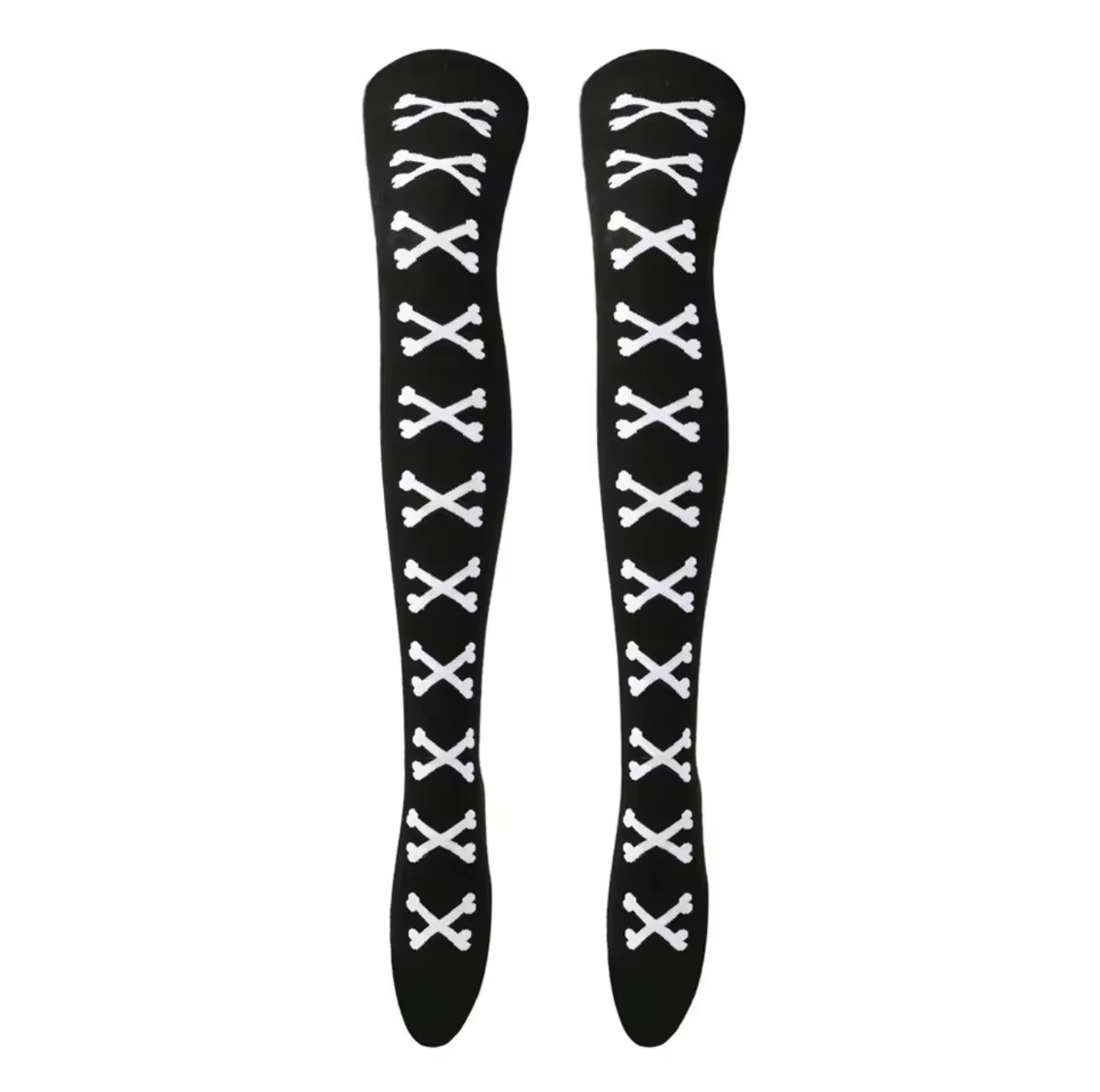 LACED UP KNEE HIGH SOCKS