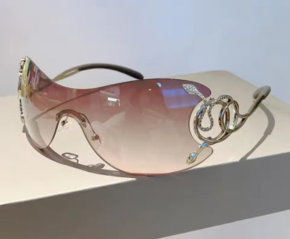 BADDIE PINK SUNGLASSES