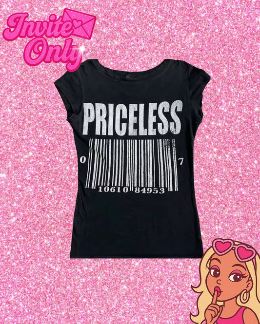 PRICELESS BARCODE TOP