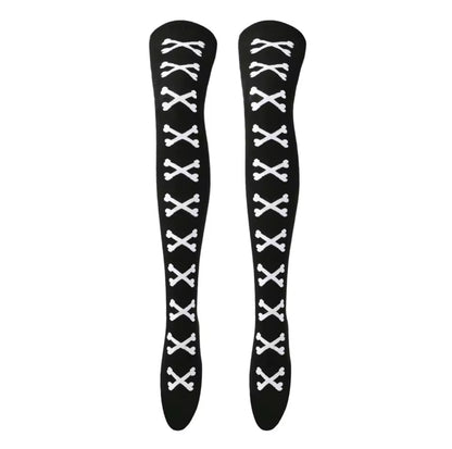 LACED UP KNEE HIGH SOCKS